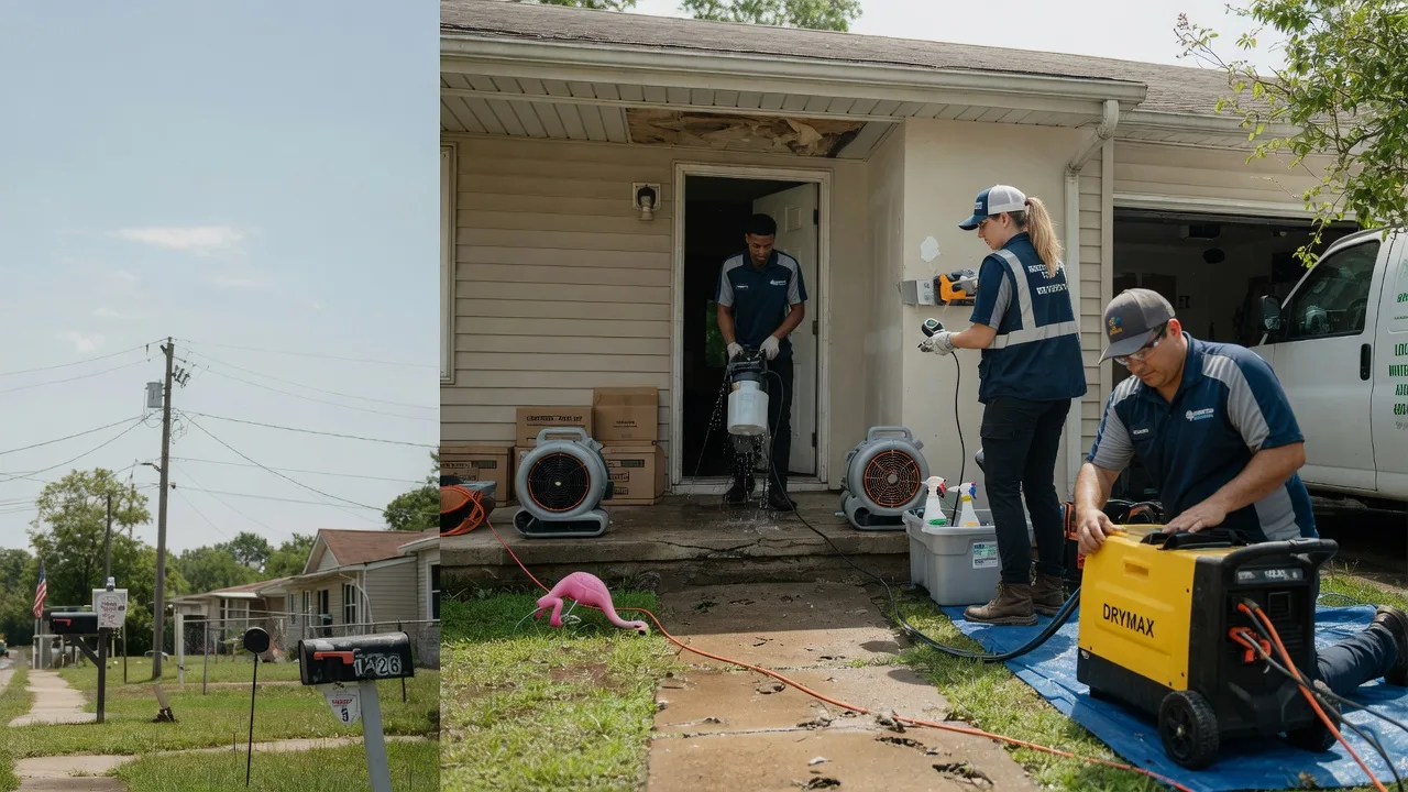 Storm Damage Water Removal in De Mossville, KY near me